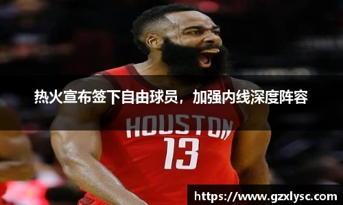 热火宣布签下自由球员，加强内线深度阵容